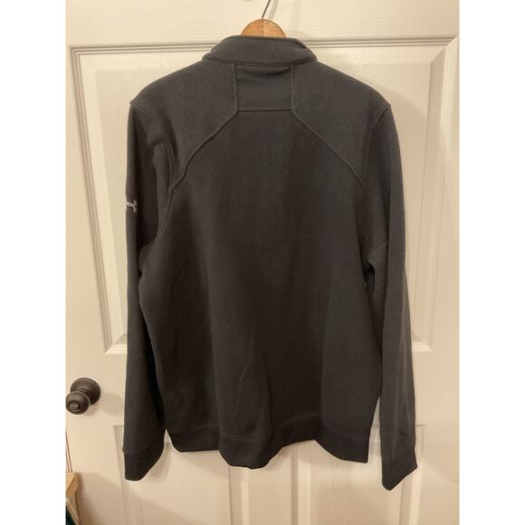 NWT Under Armour Loose Fit Cold Gear Men's Charcoal 1/4 Zip Pullover, L - Picture 8 of 8
